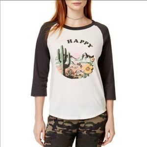 ❤️🔥Ban.do - Welcome to Happy 3/4 T-shirt - XXL